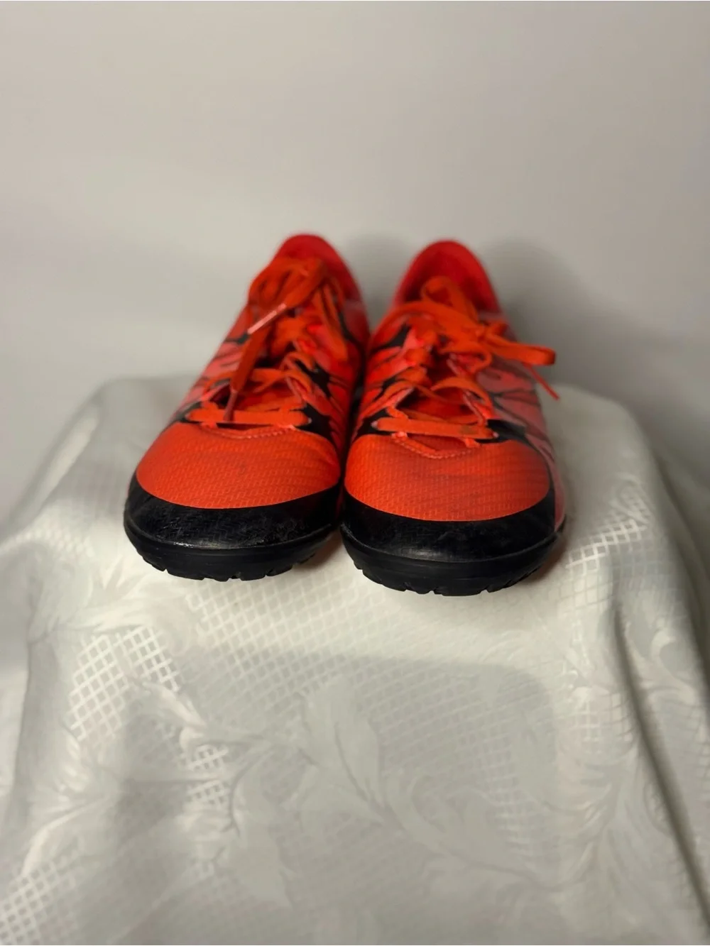 adidas X15.3 FG/AG Soccer/ Football Cleats Bold Orange Black Solar Orange